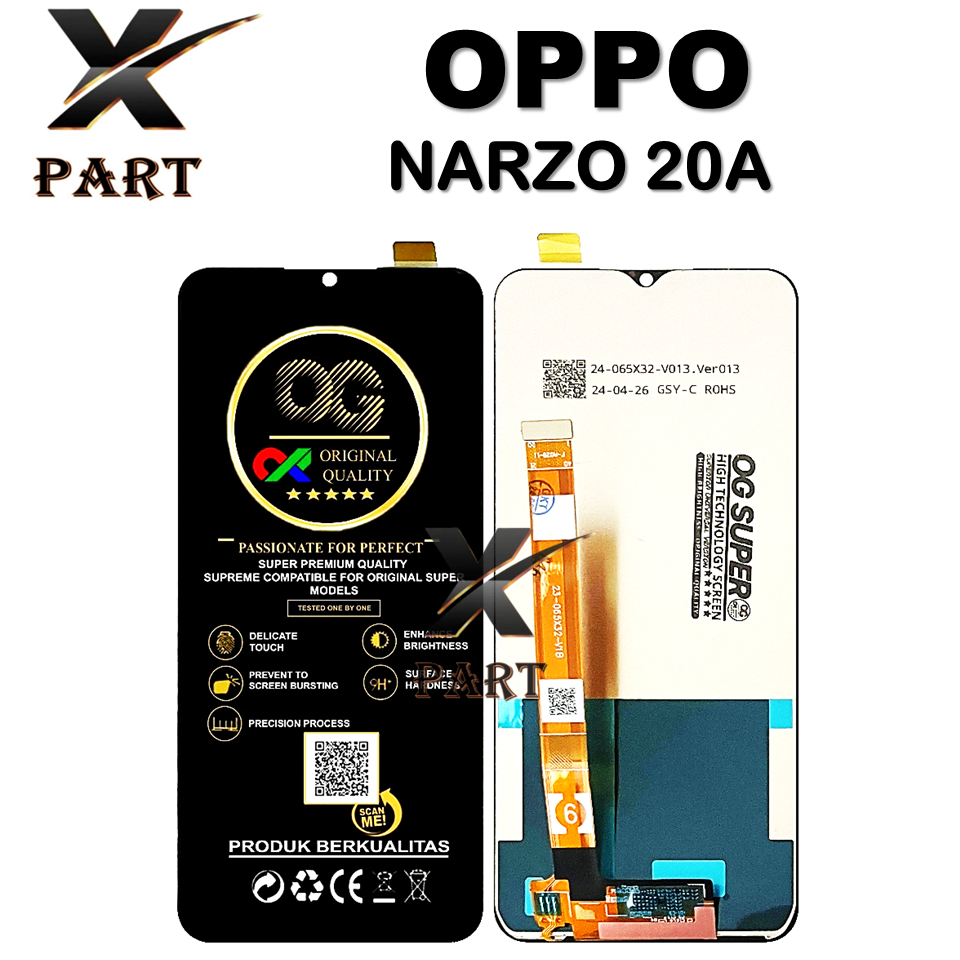 LCD OPPO NARZO 20A LCD FULLSET ORIGINAL 100%