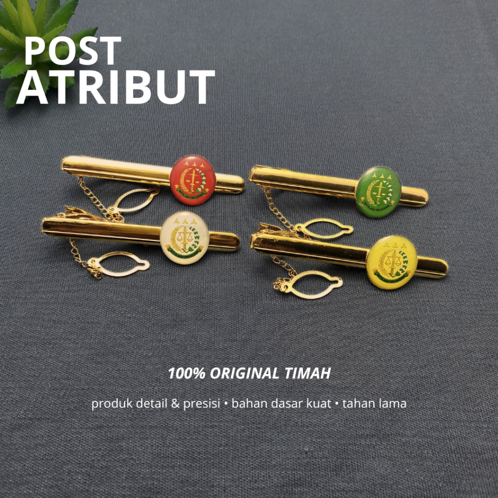 PENJEPIT DASI KEJAKSAAN/ PENJEPIT DASI JAKSA/ PENJEPIT DASI/ ATRIBUT KEJAKSAAN/ ATRIBUT JAKSA