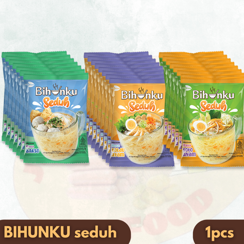 Bihunku Seduh Bihun Instant Bihun Gelas - Netto 24 gr