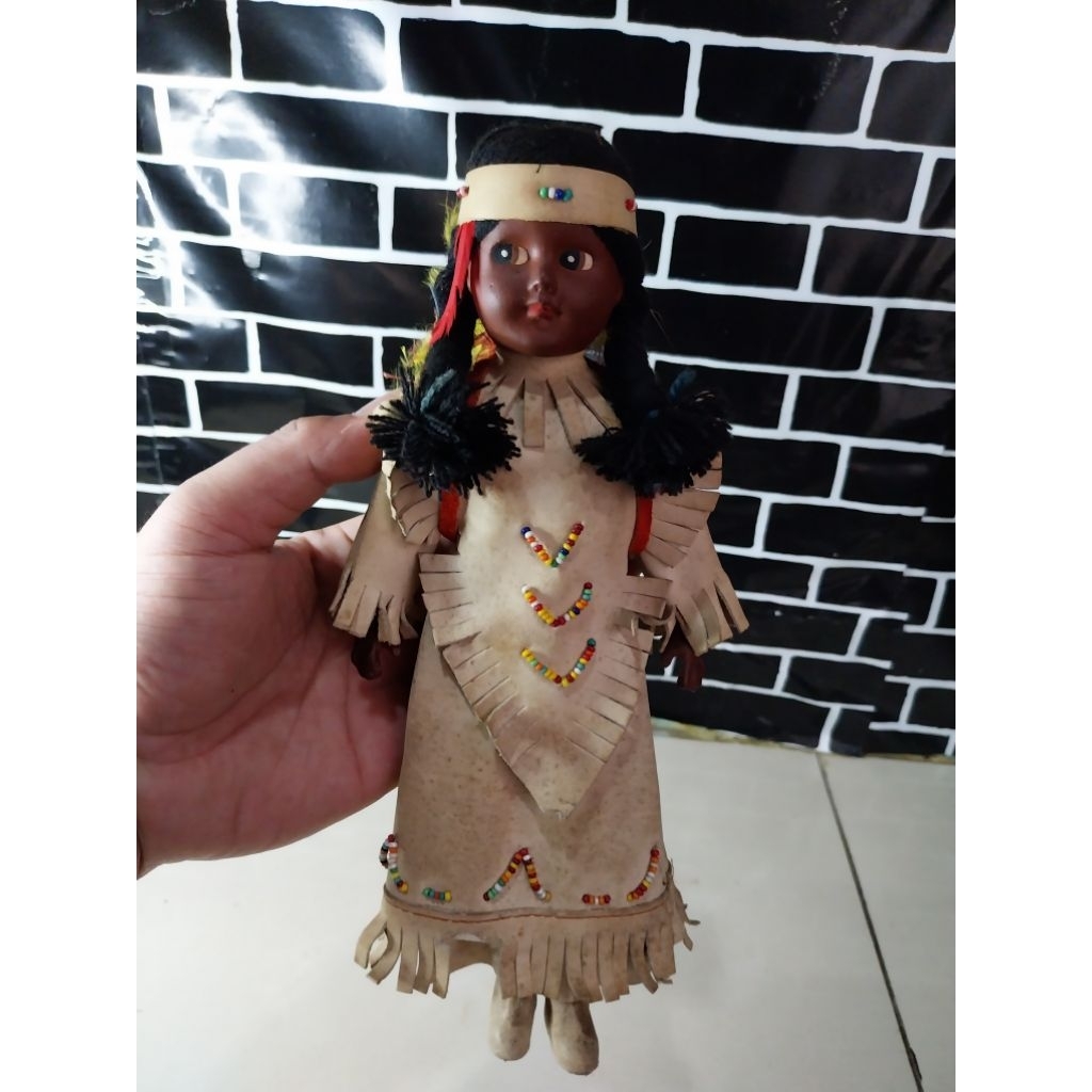Boneka Native american 1940's vintage