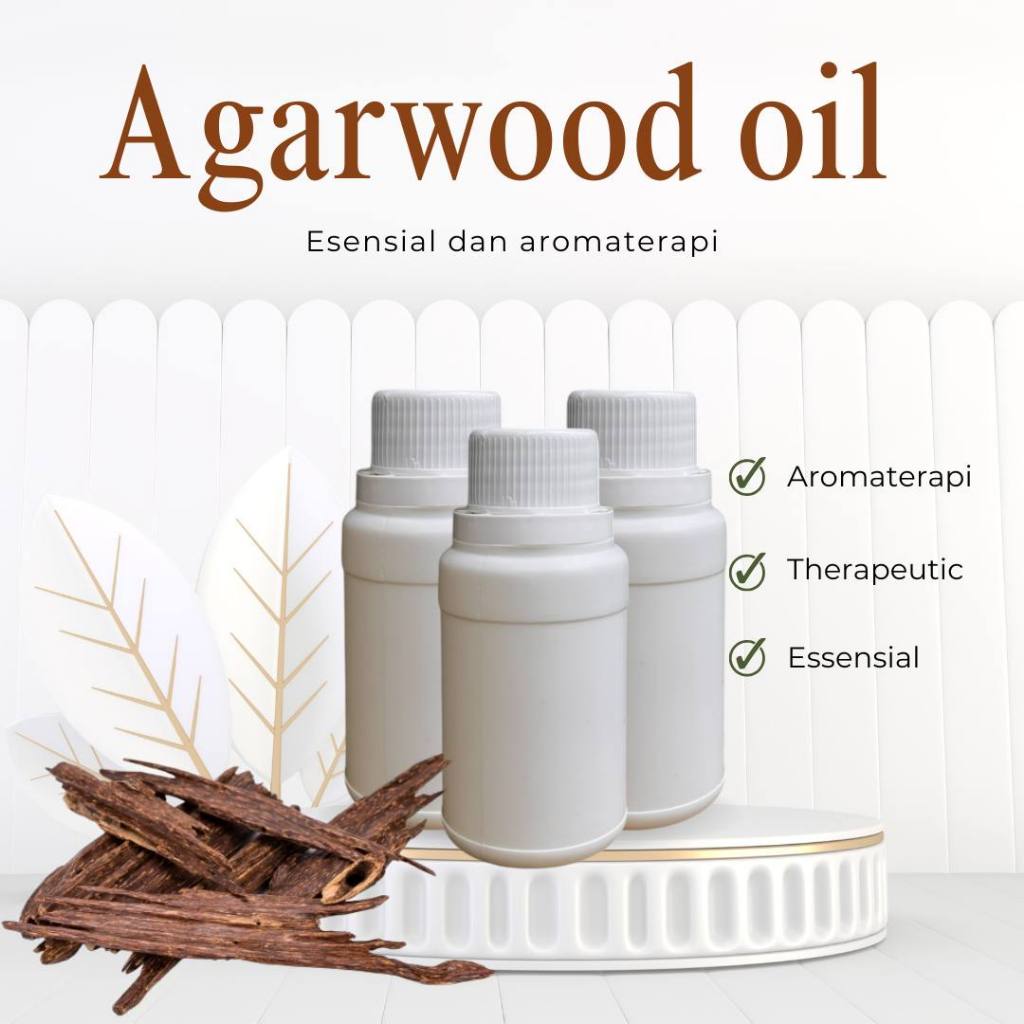 100ml Minyak atsiri gaharu / Agrwood oil essensial aromatherapy grade