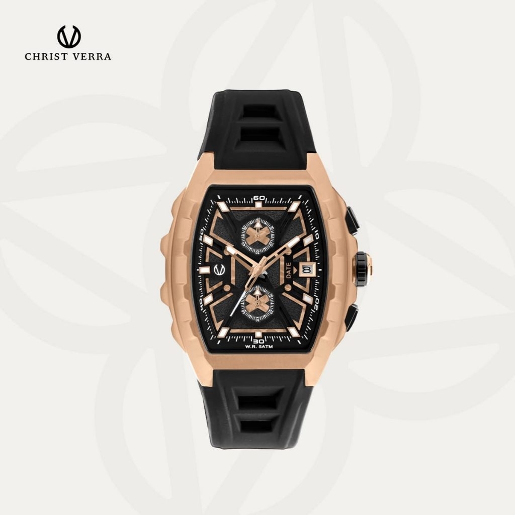 JAM TANGAN PRIA CHRIST VERRA ORIGINAL GARANSI RESMI