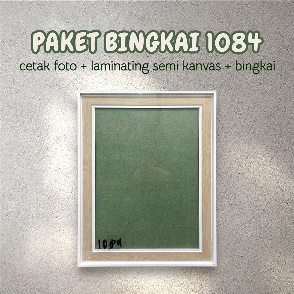 PAKET BINGKAI FOTO 1084 / CETAK + BINGKAI FOTO / BINGKAI FOTO
