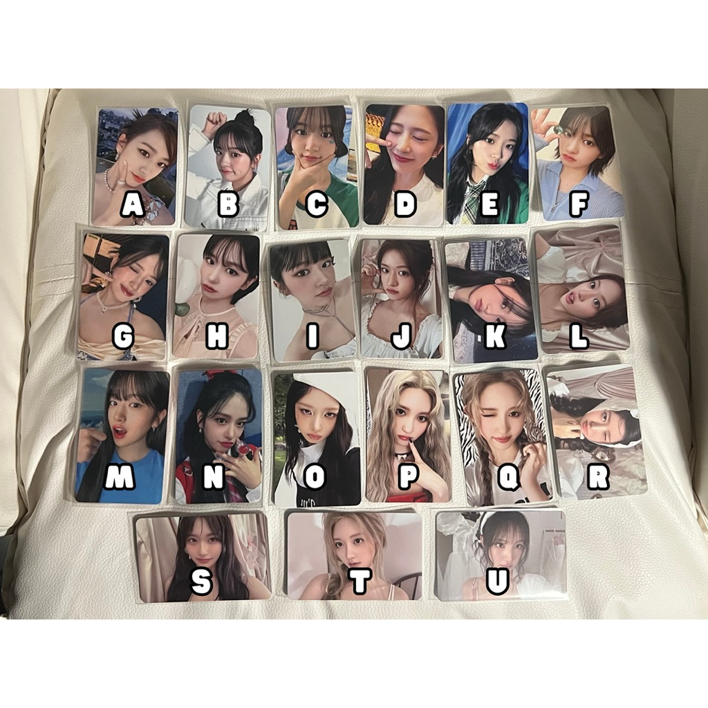 [PHOTOCARD] IVE YUJIN GAEUL REI WONYOUNG LIZ LEESEO — pob album ld fansign benefit event md