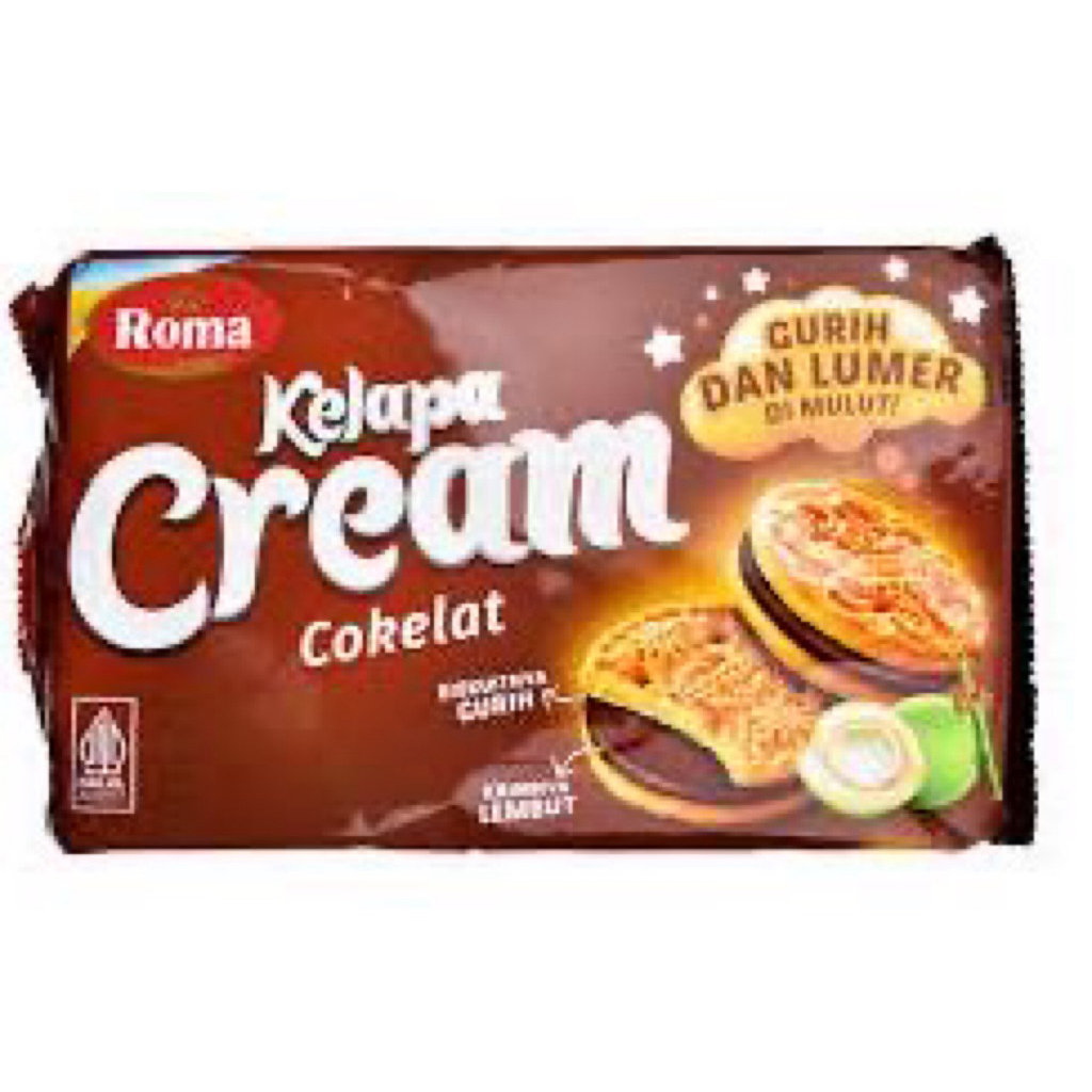 ROMA KELAPA CREAM COKELAT