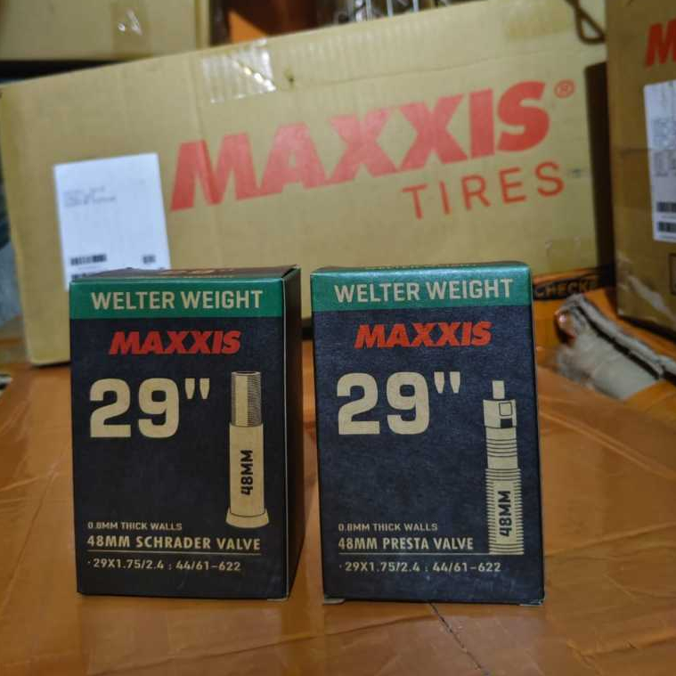 Ban Dalam Sepeda Maxxis 29 x 1.75/2.4 Schrader (SV) & 29 x 1.75/2.4 Presta (FV)