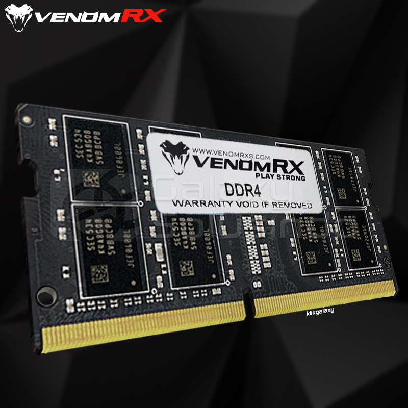 VENOMRX SODIMM 16GB 2666Mhz DDR4 Single Memory RAM