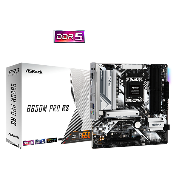 MOTHERBOARD ASROCK B650M PRO RS (AM5 / B650 / DDR5)