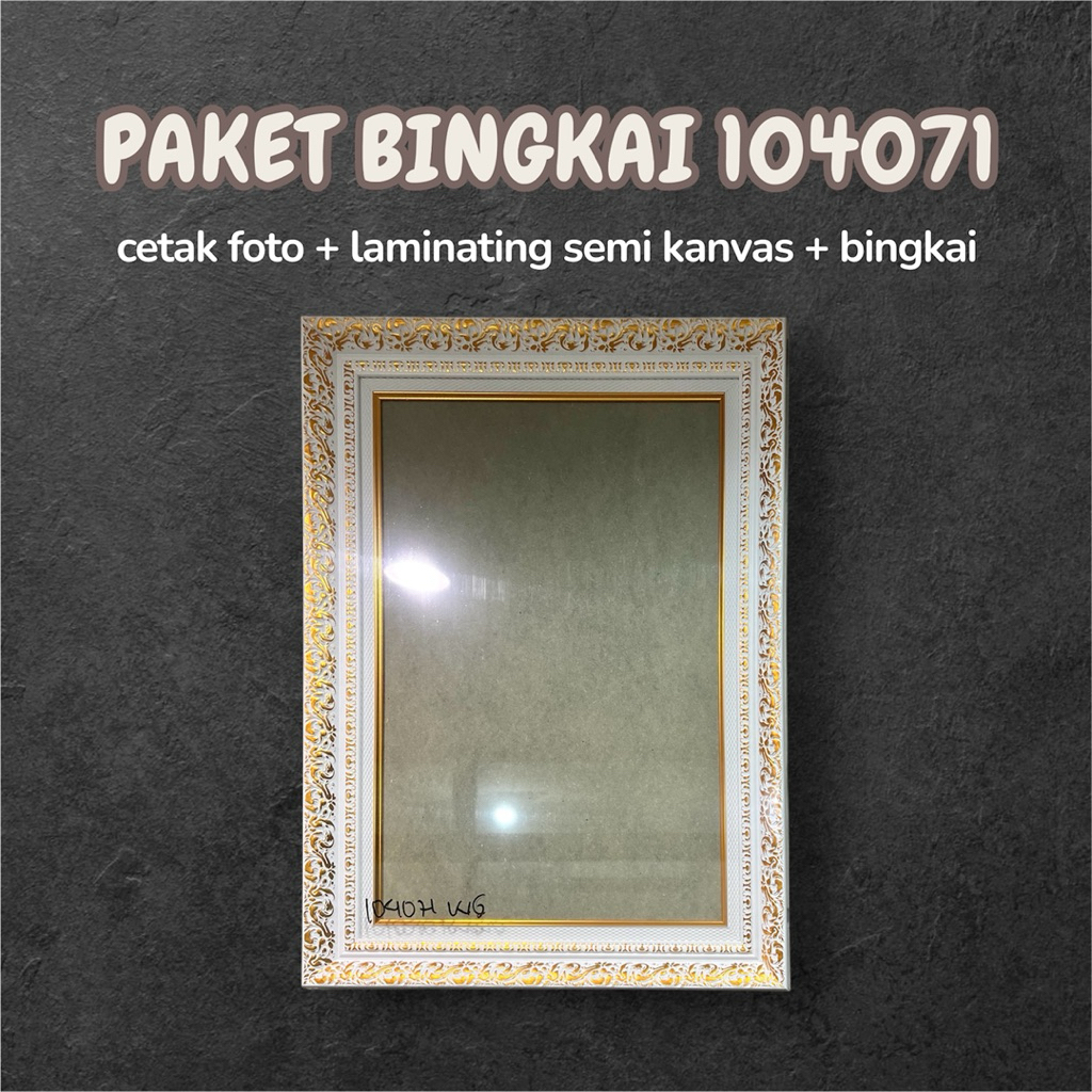 PAKET BINGKAI FOTO 104071 / CETAK + BINGKAI FOTO / BINGKAI FOTO