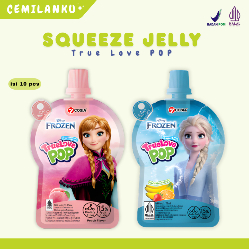 7COSIA Jelly Disney Frozen Jelly Yogurt Buah Enak