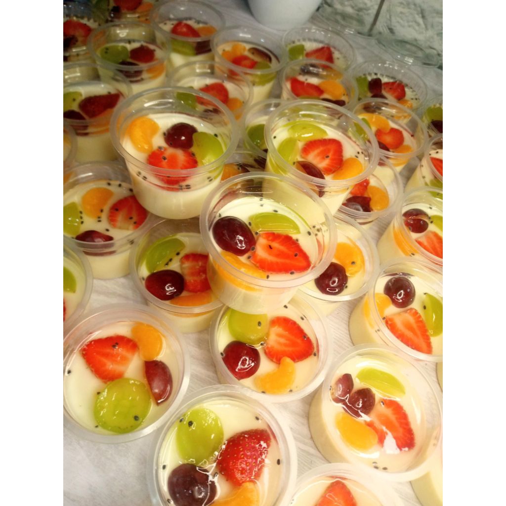 (DADAKAN CHAT ADMIN) PUDING BUAH MINI