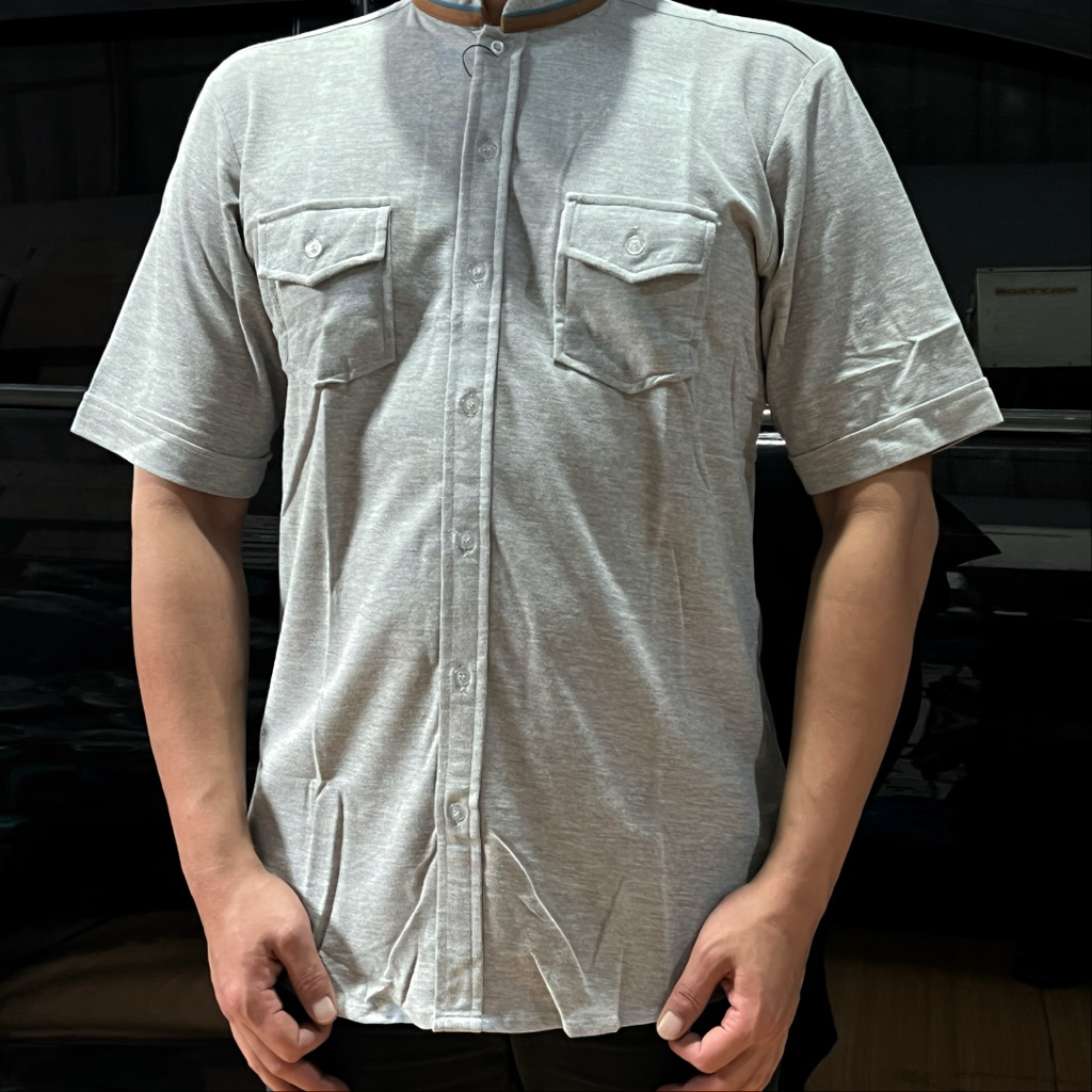 AL-LUTHFI Baju Koko Dewasa Terbaru Kemko Premium Al Luthfi Lengan Pendek 23.135B