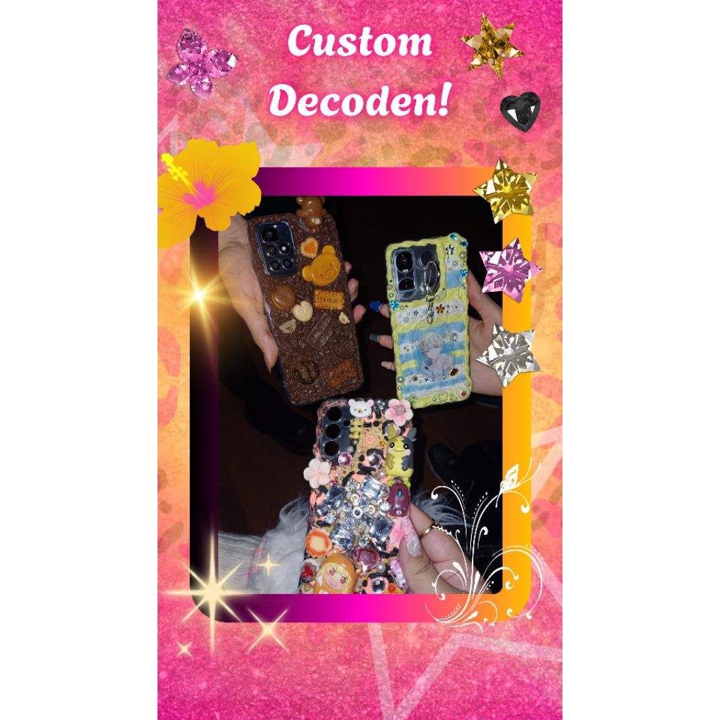 Custom Decoden phone case & toploader KPop/anime/game