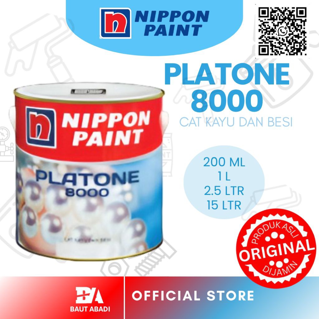 Cat Kayu dan Besi Nippon Paint Platone 8000 1