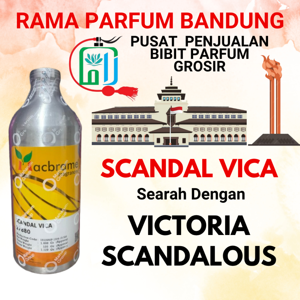 [ Macbrame ] SCANDAL VICA | Bibit parfum murni original pabrik kemasan 250ML/500ML/1KG - scandalous