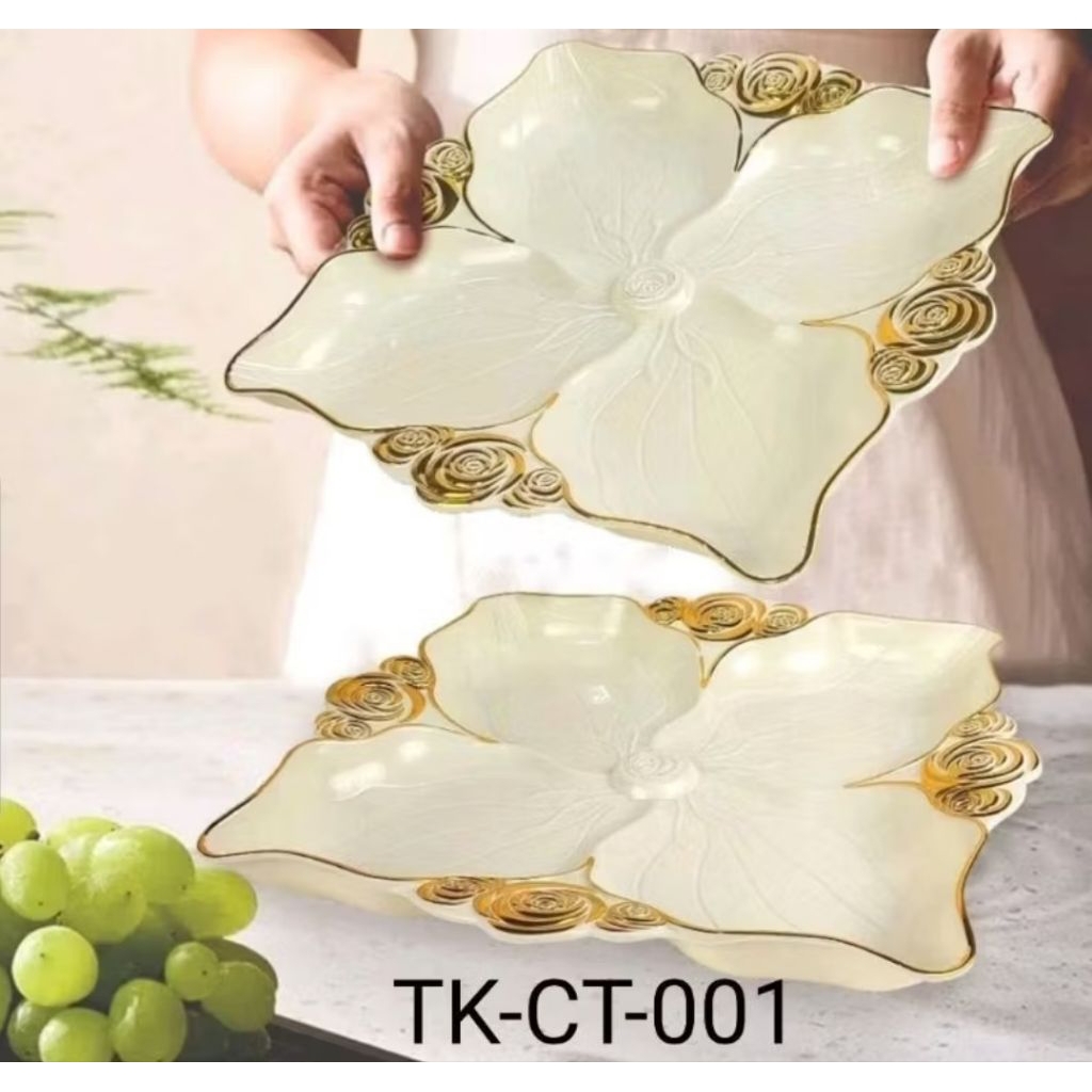 Nampan kue cantik mewah dan premium