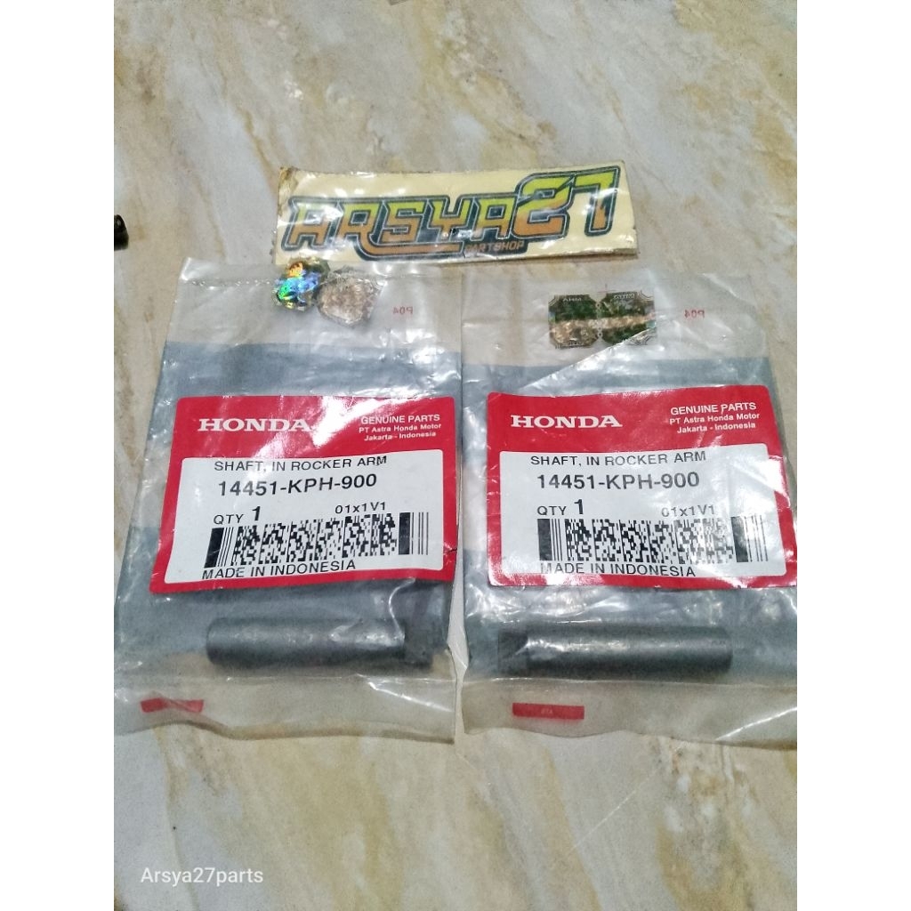 Pen As Templar Pelatuk Shaft IN Rocker Arm 14451-KPH-900 Ori Honda Karisma Kirana Supra X 125 14451-
