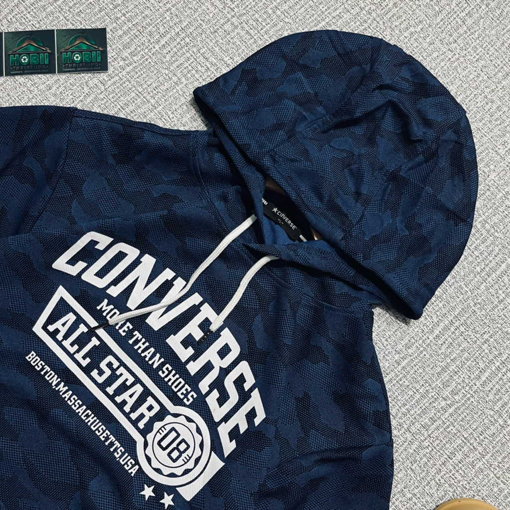 Hoodie Converse 014 Size M | Crewneck | Jacket | Bomber | Tracktop | Atasan