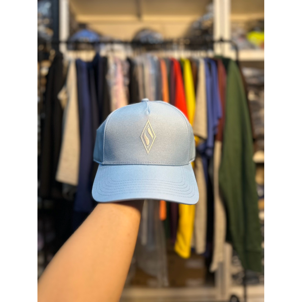 TOPI WANITA SKECHERS SKE WOMEN DIAMOND CAP SKEHOL2403BL BLUE ORIGINAL 100% HAT