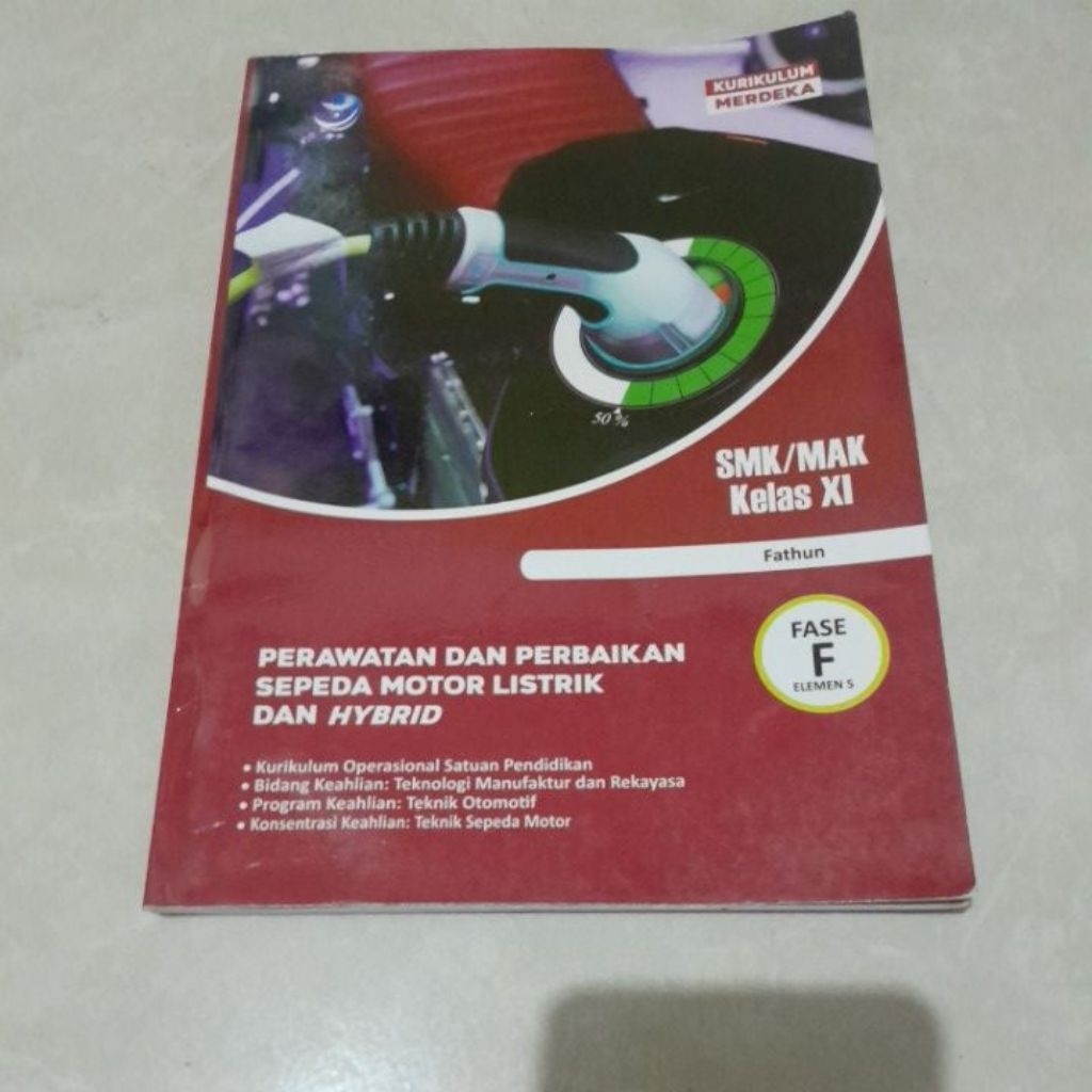 perawatan dan perbaikan sepeda motor listrik dan hybrid fase f
