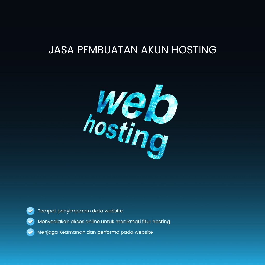 Jasa Pembuatan Akun Hosting