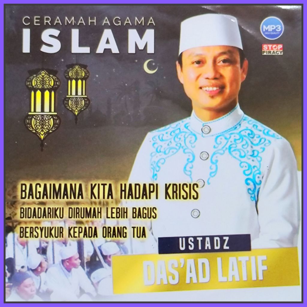 Kaset MP3 Audio Religi Islami Dakwah Ceramah Ust. Das'ad Latif Pilihan Terbaru