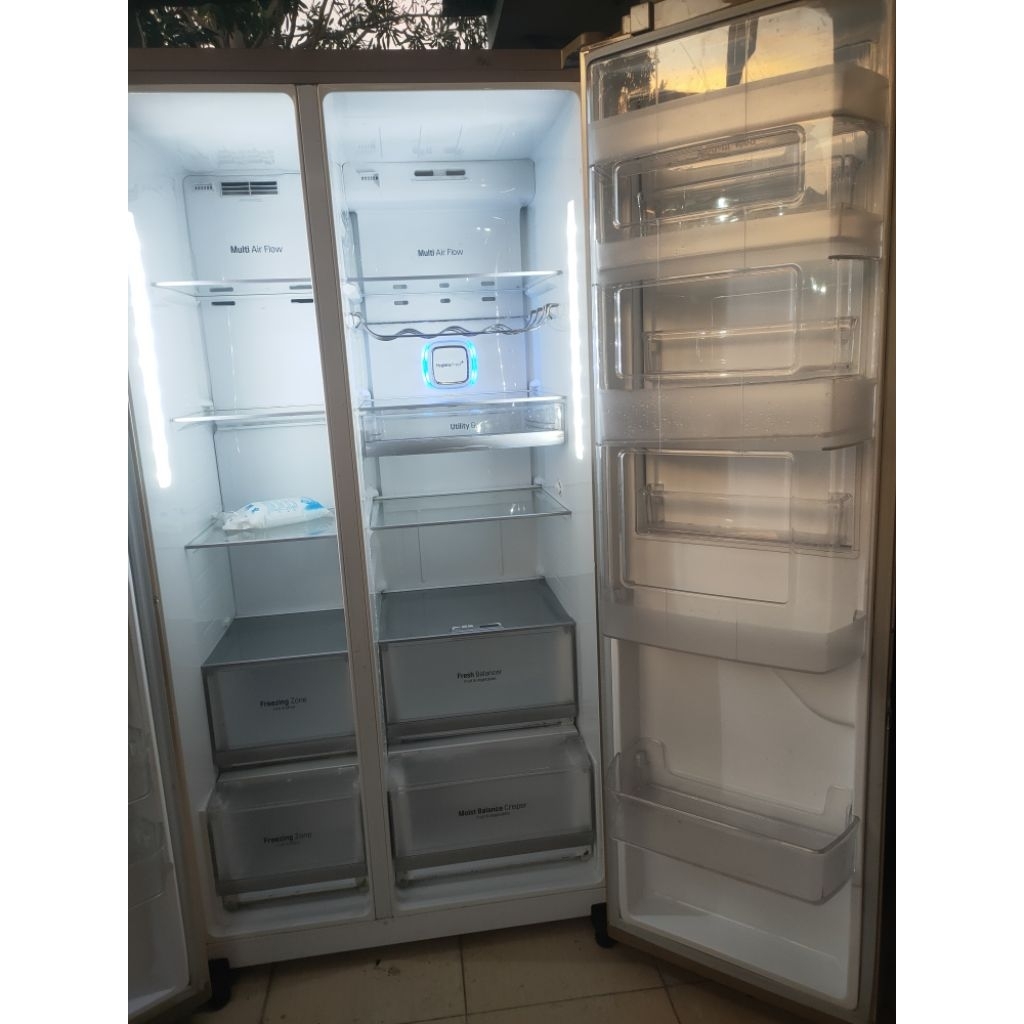 kulkas lg side by side mini bar second nornal mulus