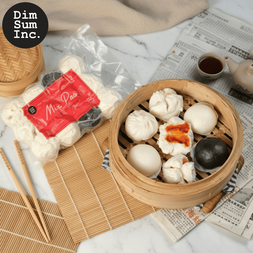 DIMSUM INC Bakpao Campur / Bakpau Campur / Salted Egg Pao / Bakpao Telur Asin /  Char Siu Pao / Bakp