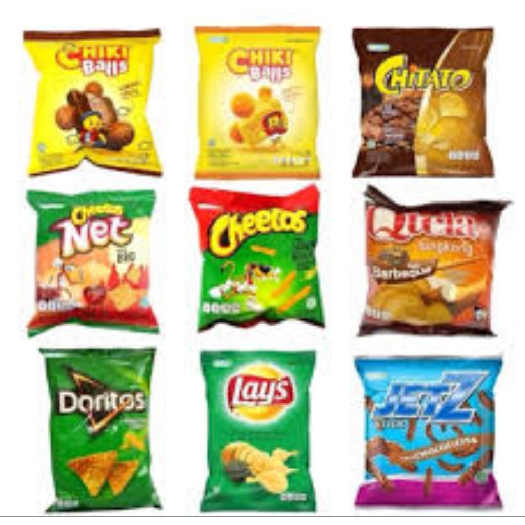 Paket Hemat Aneka Snacks 2000 an Jajan Chiki isi 10/20 (Mix/Campur)