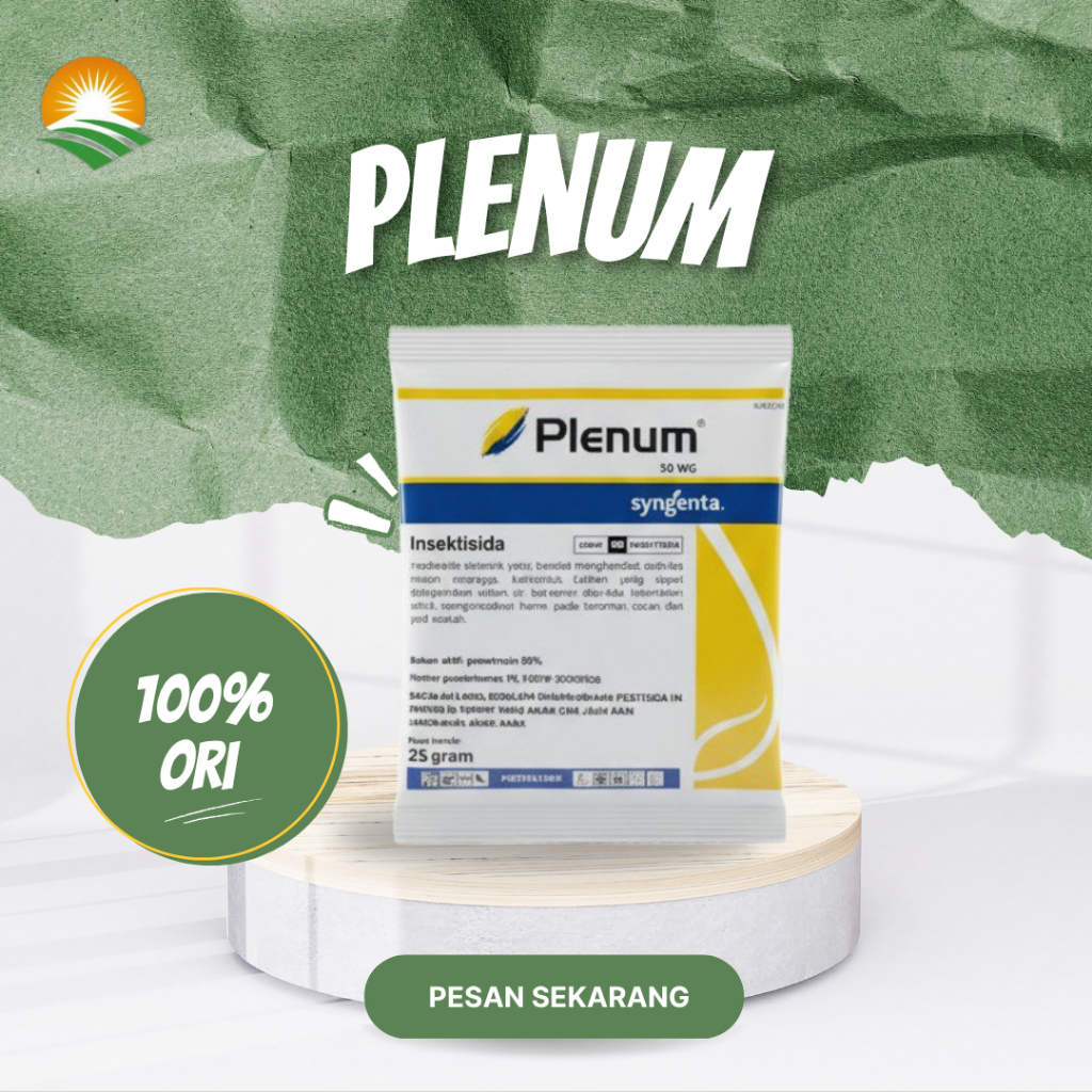 Plenum 50 WG 25 g - Insektisida Original Syngenta | Obat Wereng Coklat & Wereng Punggung Putih