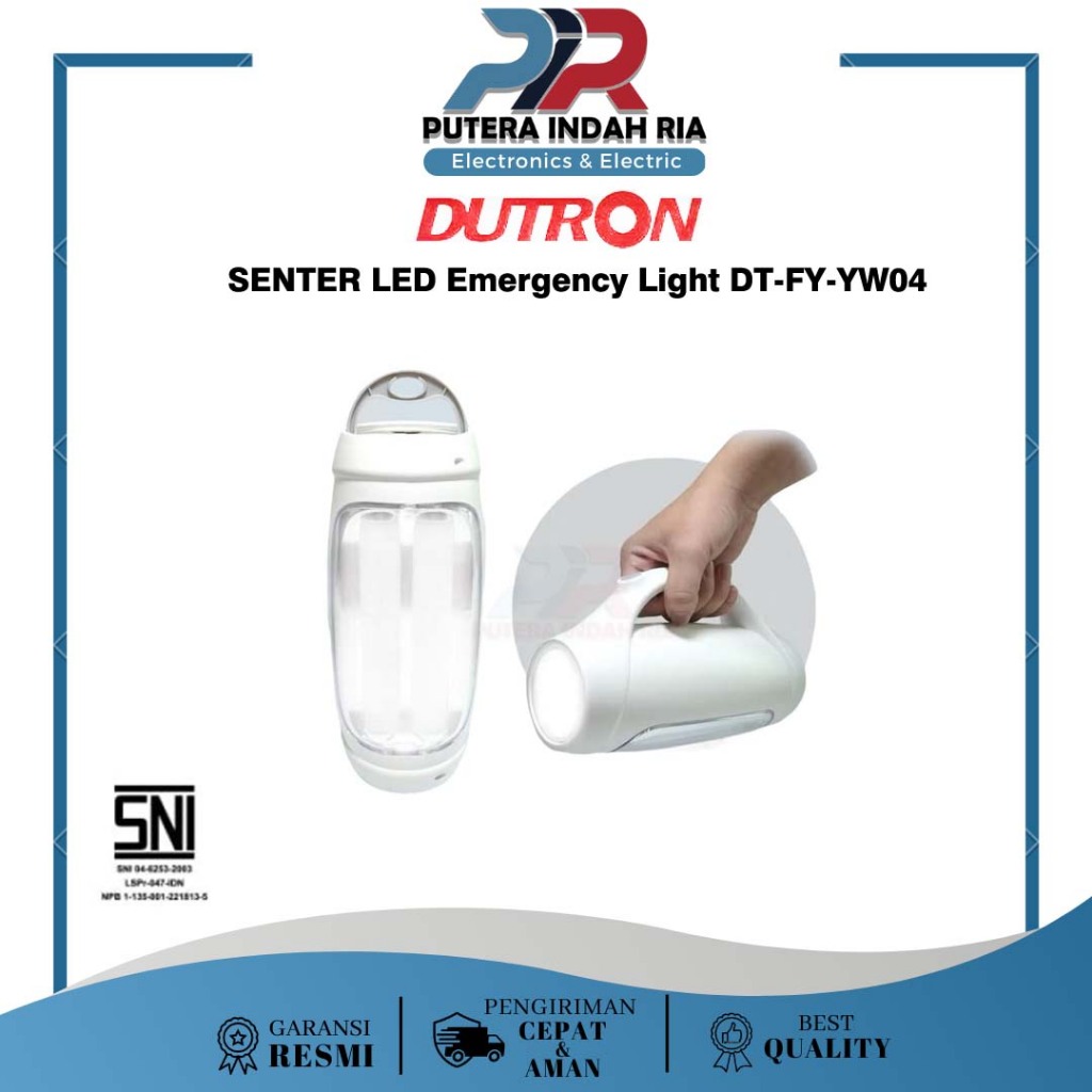 Senter LED Emergency DUTRON / Lampu Darurat Portable DUTRON DT-FY-YW04