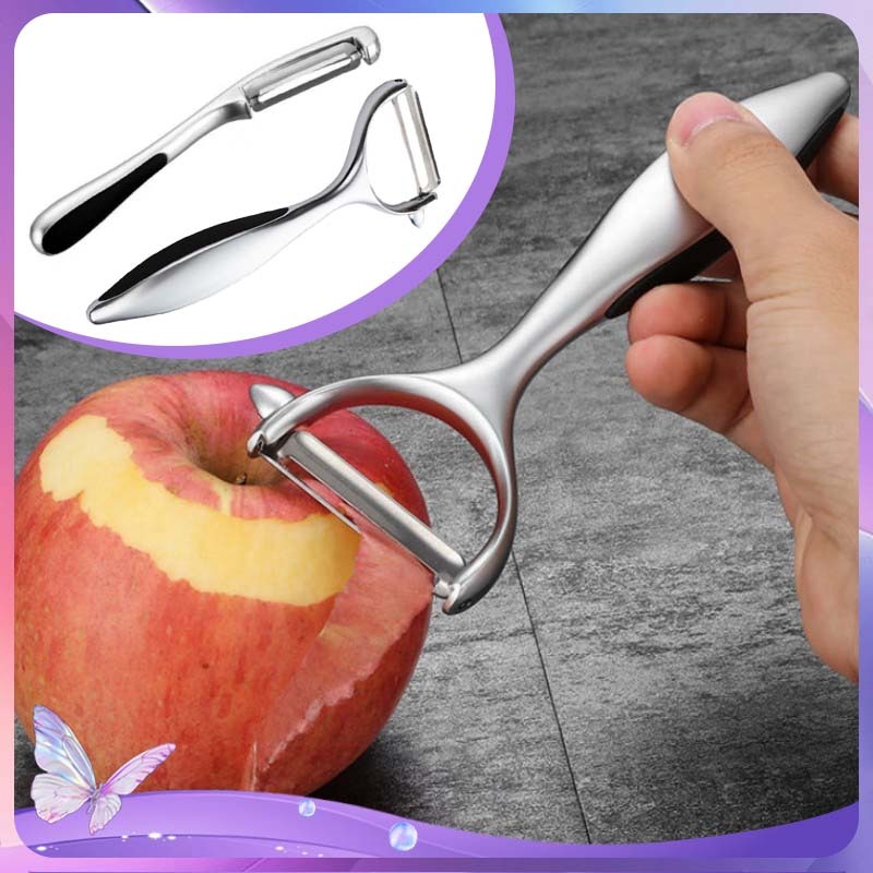 Alat Pengupas Buah Dan Sayur Pengupas Wortel Stainless Pisau Pengupas Wortel Dan Kentang Peeler Knif