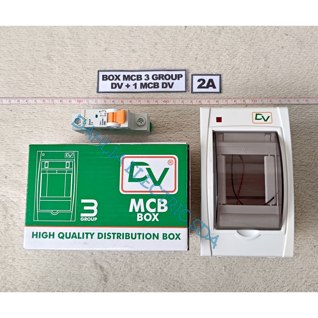 BOX MCB 3 GROUP DV + 1 MCB DV