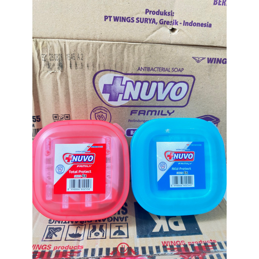PROMO 1dus SABUN NUVO BATANG FREE BOX isi 18box / NUVO BARSOAP