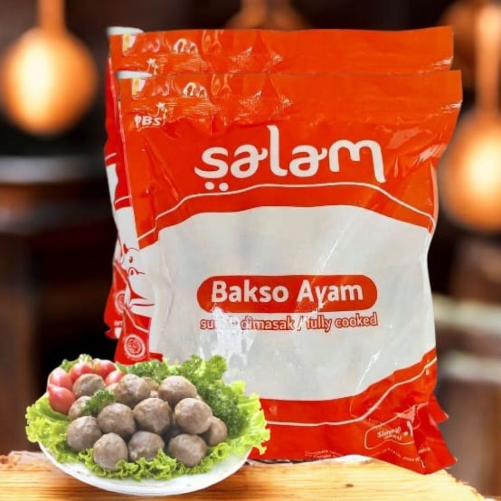 Salam Bakso Ayam 500g isi 50 butir | bakso salam ayam | bakso ayam | salam ayam | bakso ayam salam |