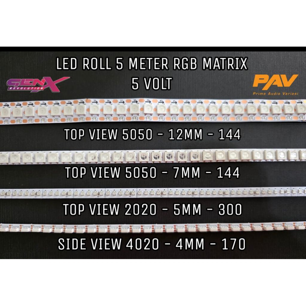 LED STRIP WS 2812B MEGIC COLOR