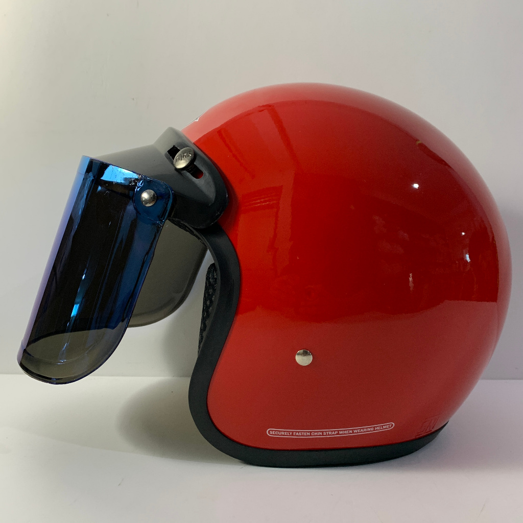 Helm Bogo Merah Glossy - Helmet SNI Dewasa BXP