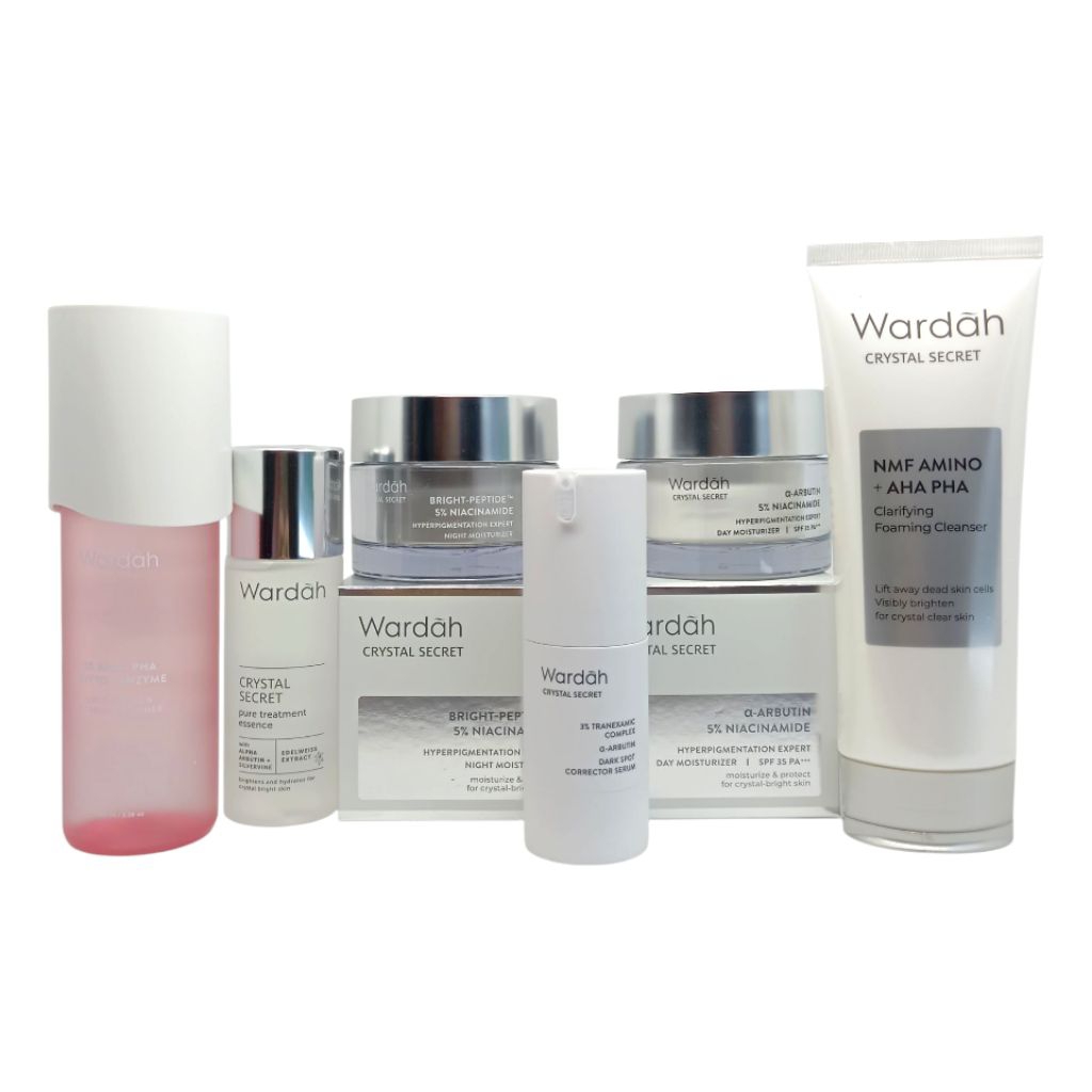 Paket Wardah Crystal Secret Series Lengkap/ Crystal Secret Wardah Untuk Flek Hitam