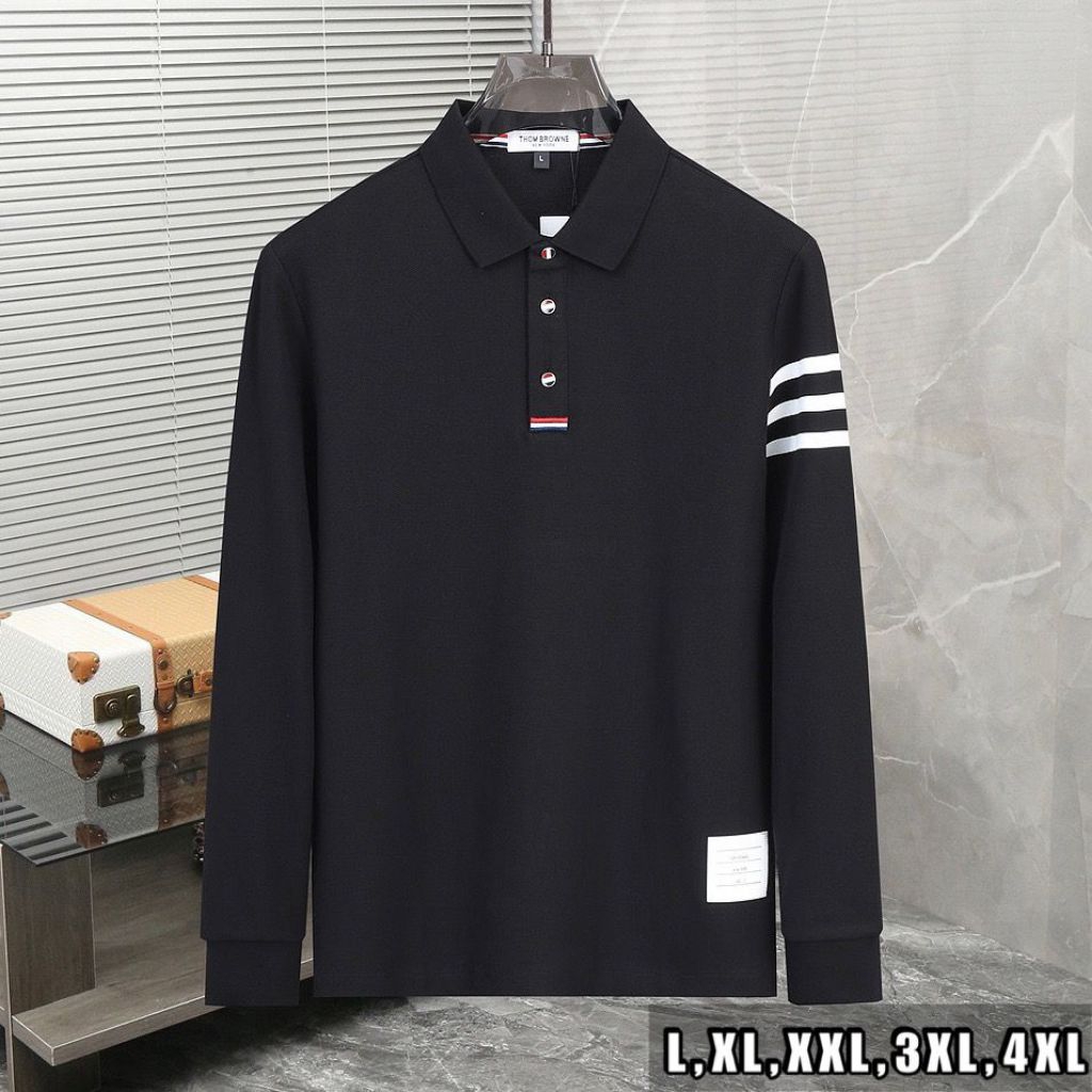 KAOS POLO PRIA LENGAN PANJANG TM6279 IMPORT BRANDED MIRROR