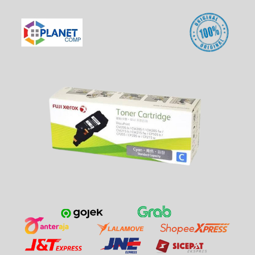 TONER FUJI DocuPrint XEROX CM205B/CM205F/CM205FW/CM215B/CM215FW CYAN ORIGINAL CT201592