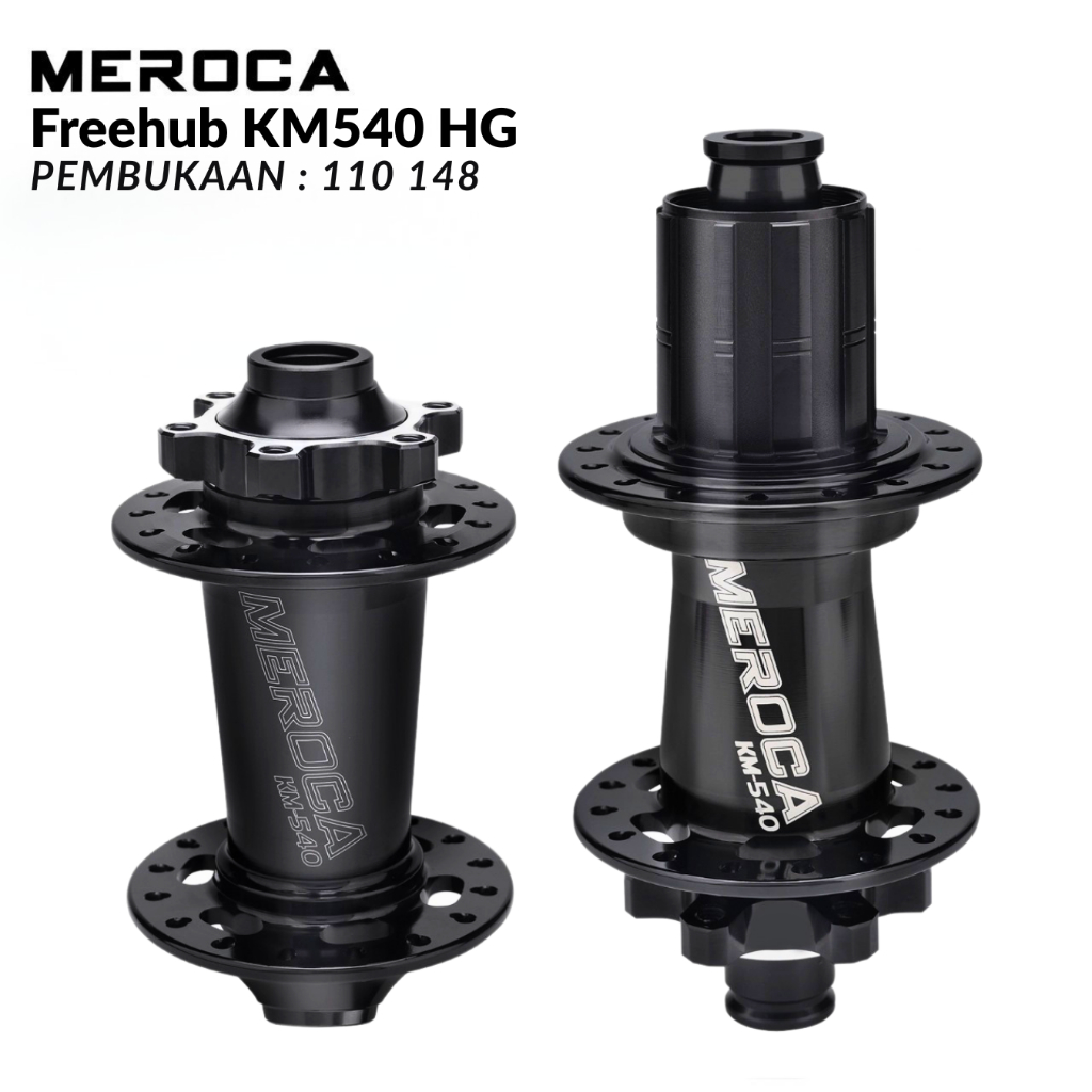 Meroca KM 540 HG Hub Freehub TA Boost 32 Hole Thru Axle MTB