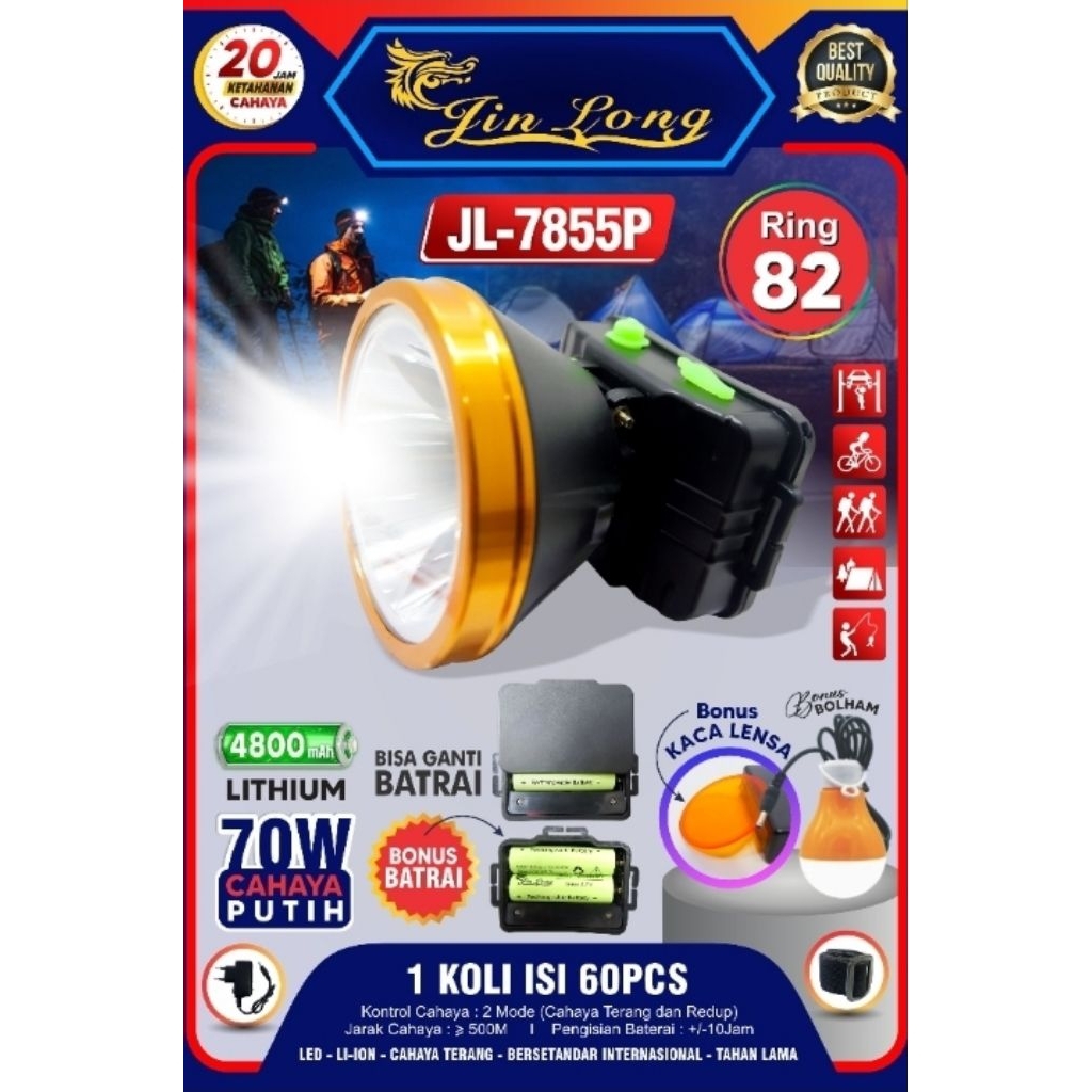 Senter Kepala Jin Long JL-7855