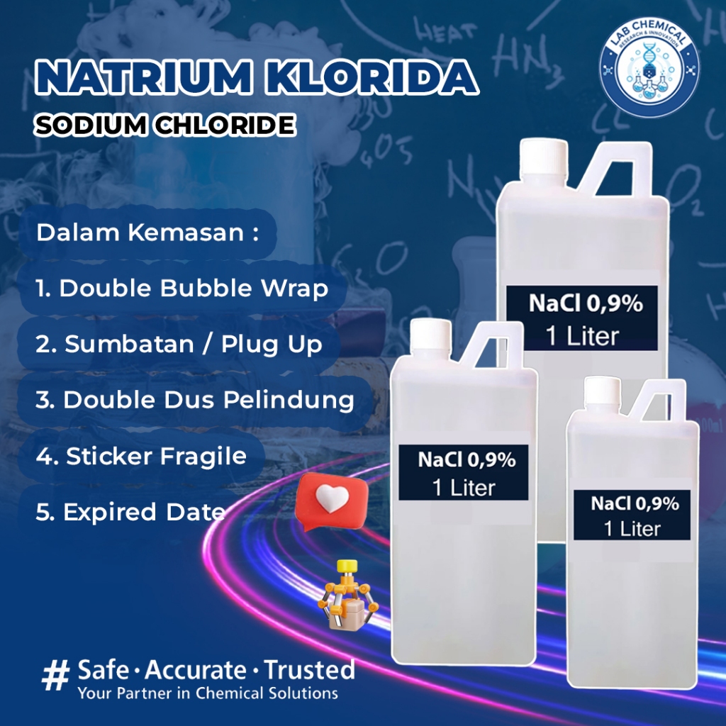 Larutan NaCl 0,9% 1000 ML / Natrium Klorida / Sodium Chloride Solution 0,9%