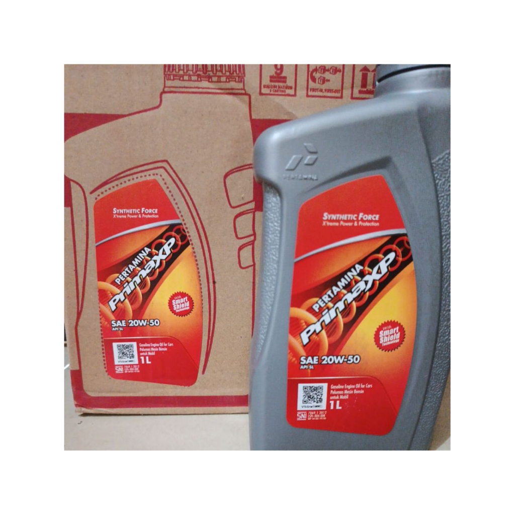 Oli pertamina PRIMAXP 1liter 20w50 ( oli mesin bensin)
