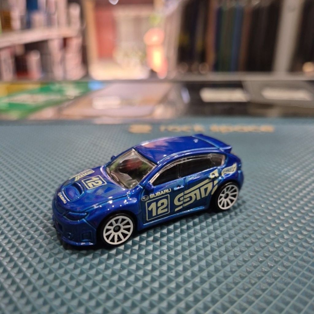 HOT WHEELS SUBARU WRX STi BIRU LOOSE