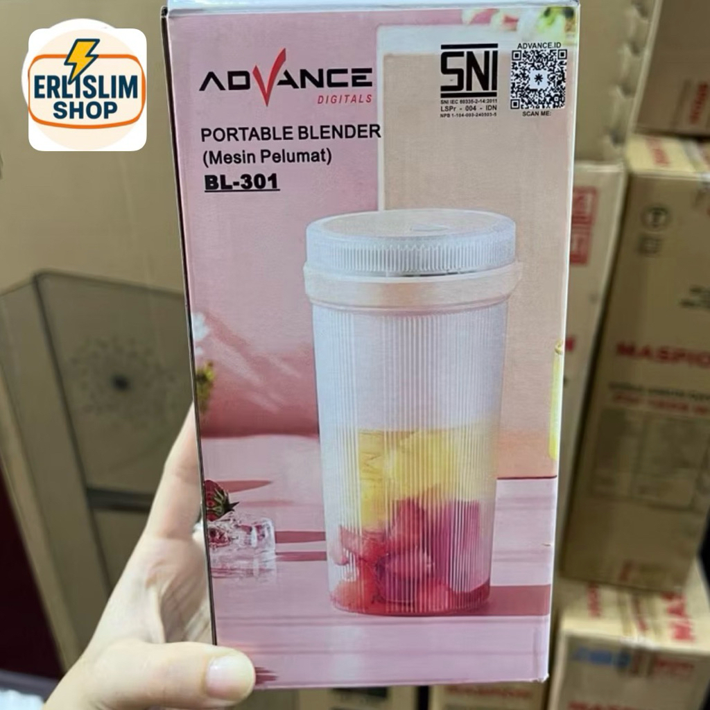 BLENDER PORTABLE ADVANCE BL301 - ADVANCE BLENDER PORTABLE - BLENDER PORTABLE MURAH - PORTABLE BLENDE