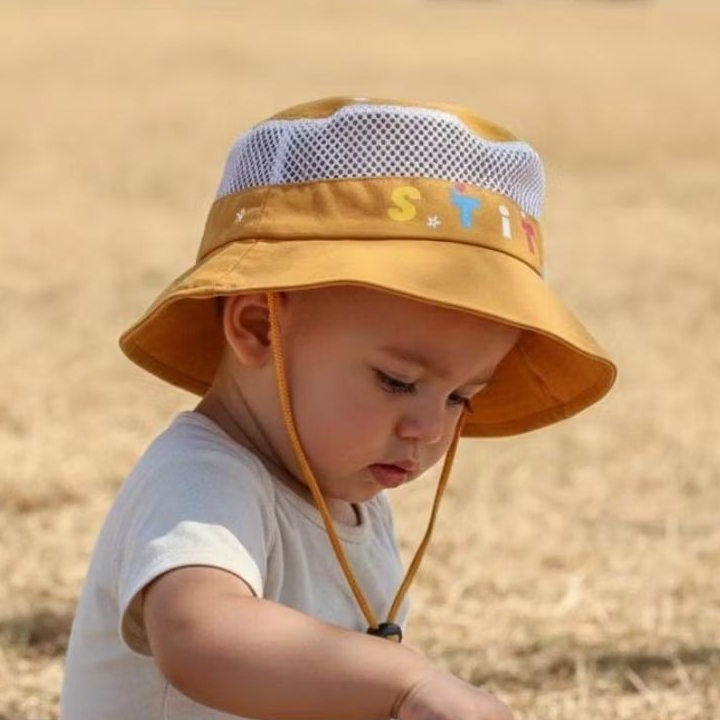 Topi Bucket Doraemon 1-5 Tahun TopI Bucket 3D Anak Perempuan / laki laki / Topi Pantai/ Topi Bermain