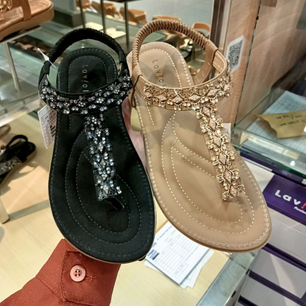 sandal tali wanita japit LAVIOLA original