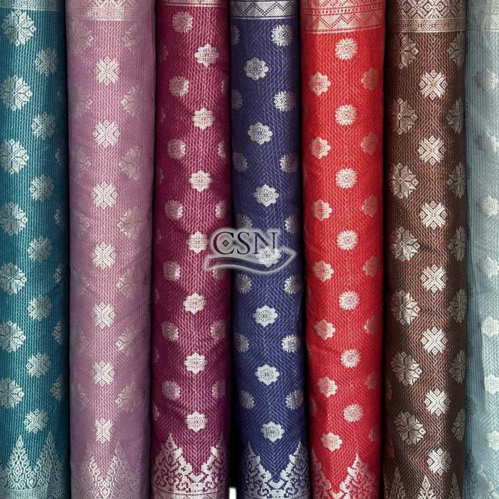 Kain Bahan Songket Meteran Motif Melayu / Kain Songket Meteran Melayu