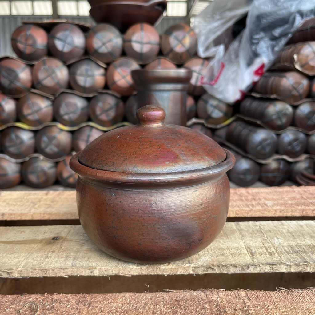 Panci 14cm Kendi Bubur Jamu Gerabah Tanah Liat